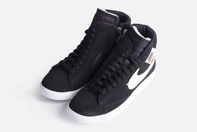 Nike Blazer Mid Rebel Womens Black Bq4022 001 4