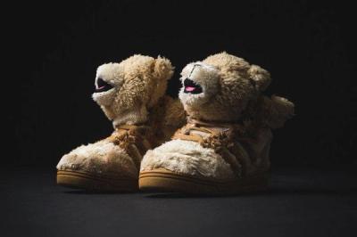 Adidas Infant Js Bear Tan 1