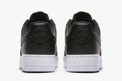 Nike Air Force 1 Low Black White Heels