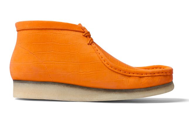 Clarks Wallabee Supreme Yellow Red