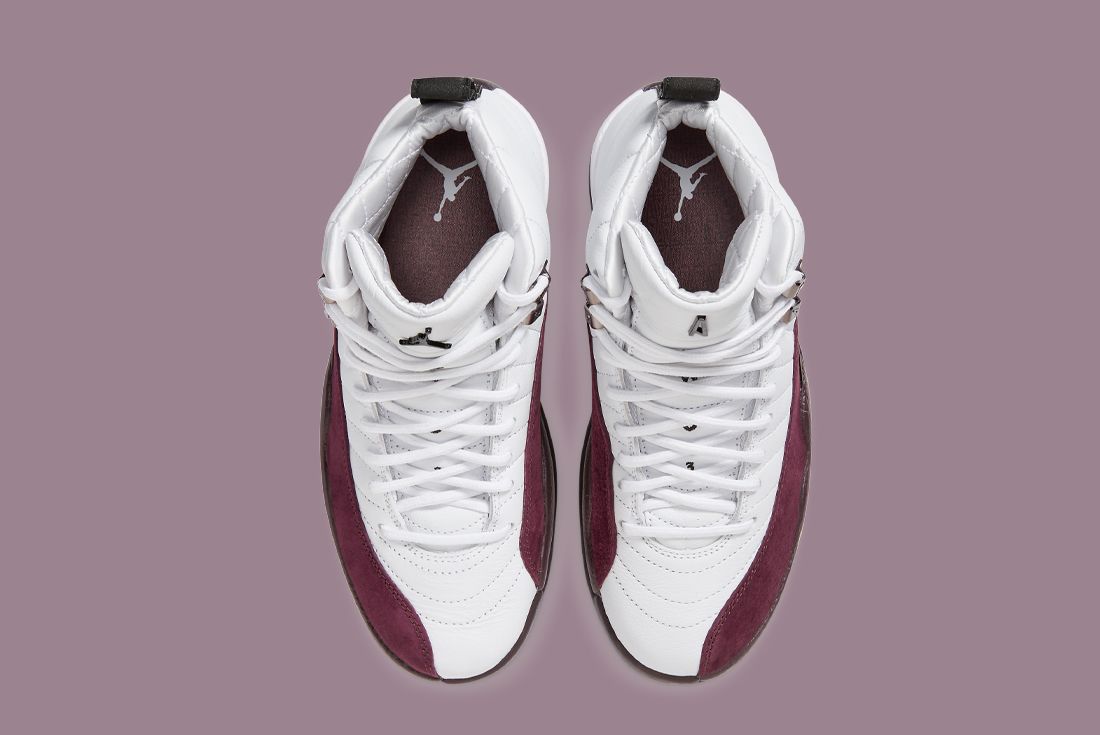 A Ma Maniere Air Jordan 12 White Burgundy DV6989-100