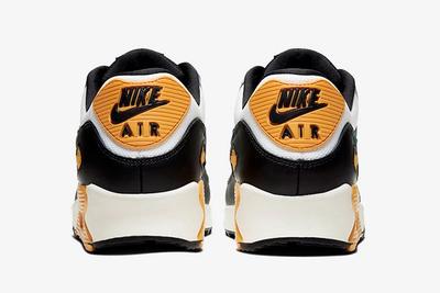 Nike Air Max 90 Teal Yellow Heel
