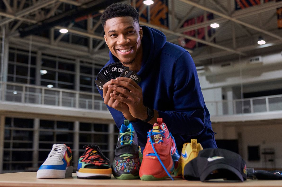 UNO Join Giannis Antetokounmpo and Nike for a Card-Centric Collection! -  Sneaker Freaker