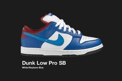 Nike Dunk Low Sb White Neptune Blue 2006 1