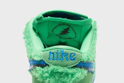 Grateful Dead x Nike SB Dunk Low Green Heel