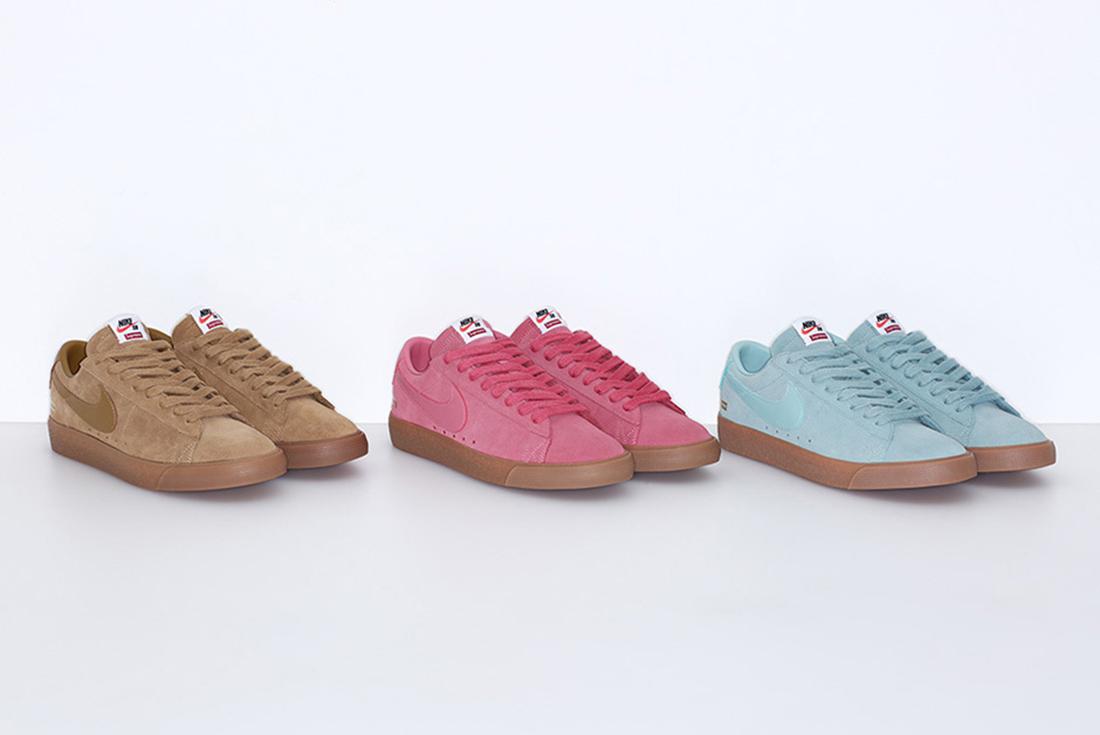 Supreme X Nike SB Blazer Low Gt Collection - Releases