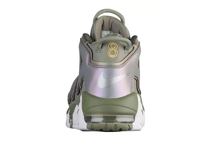 送込 Nike Air More Up tempo Olive Iridescent ユニセックス 送込 Nike Air More Up tempo Olive Iridescent ユニセックス