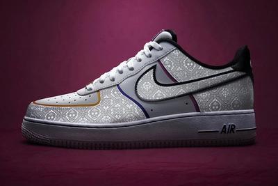 Nike Day Of The Dead Air Force 1 Lateral Side Dark