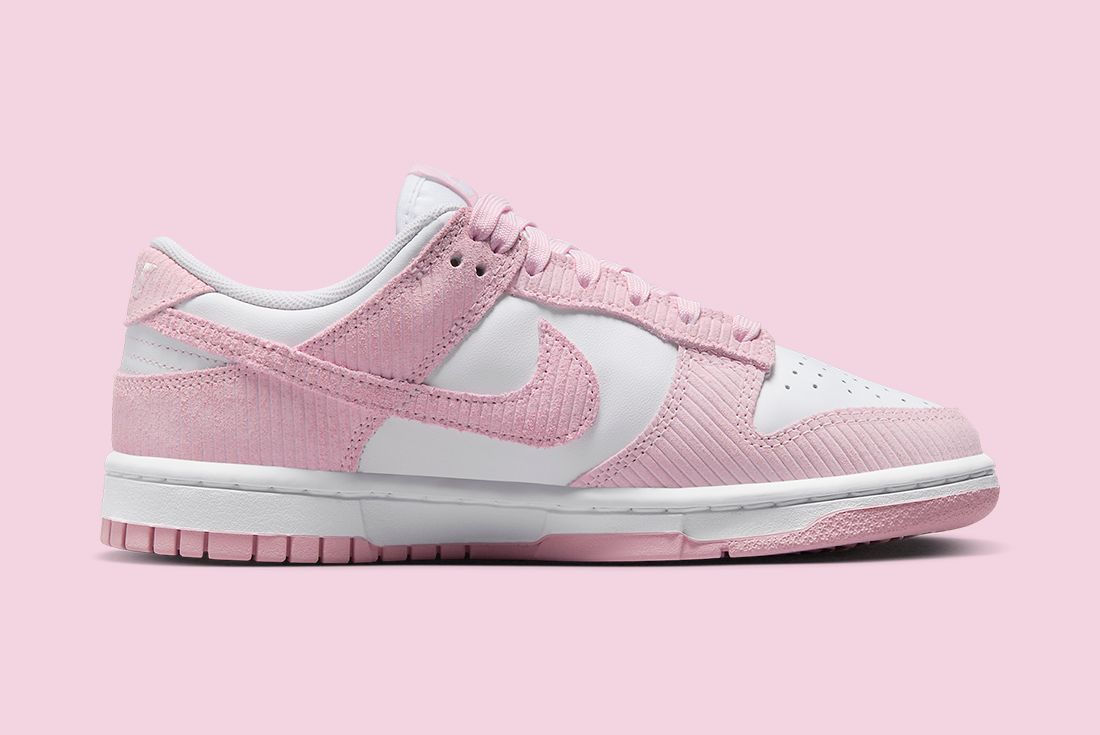 Official Images: Nike Dunk Low 'Pink Corduroy' - ArvindShops