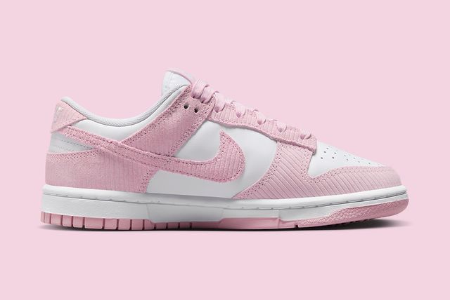 Official Images: Nike Dunk Low ‘Pink Corduroy’ - Sneaker Freaker