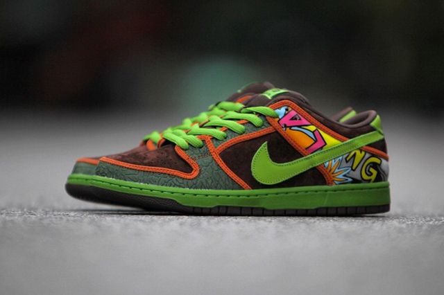 未使用 NIKE SB DUNK LOW De La Soul デラソウル Nike SB Dunk Low De La Soul (2015) Men's - 789841-332 - US