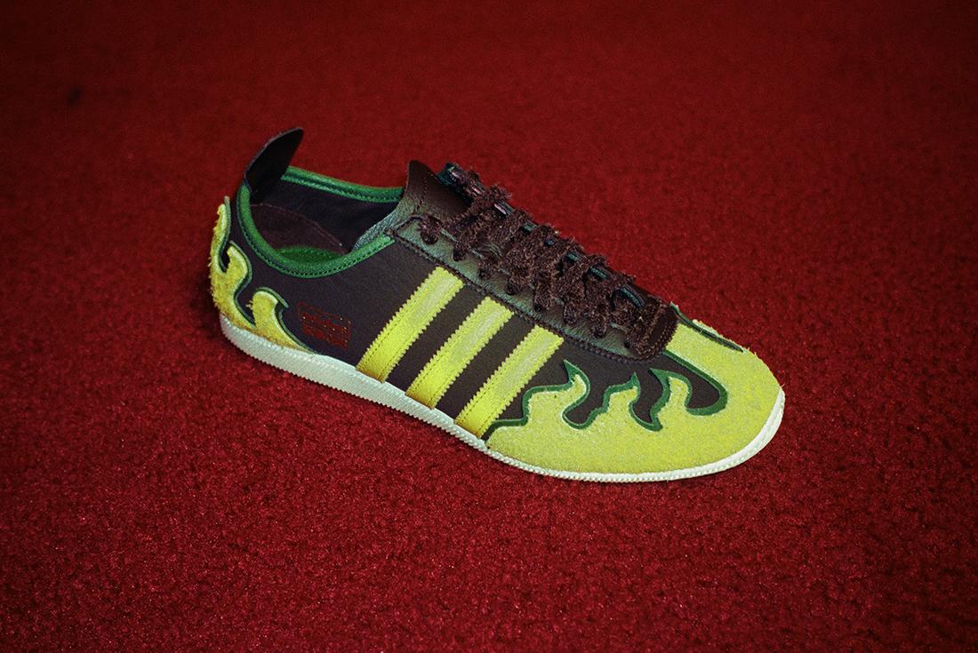 Two pairs of Brain Dead x adidas Japan sneakers