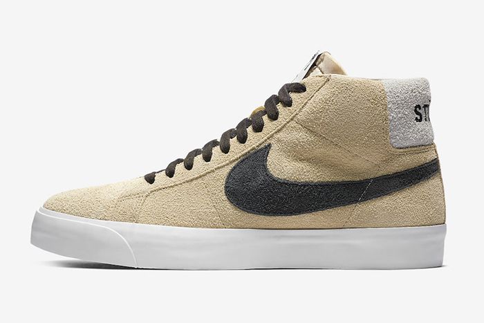 Stussy Nike Sb Blazer Mid Midwest Gold Official 2