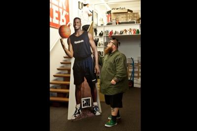 Action Bronson At Sneaker Freaker With Shaq 1