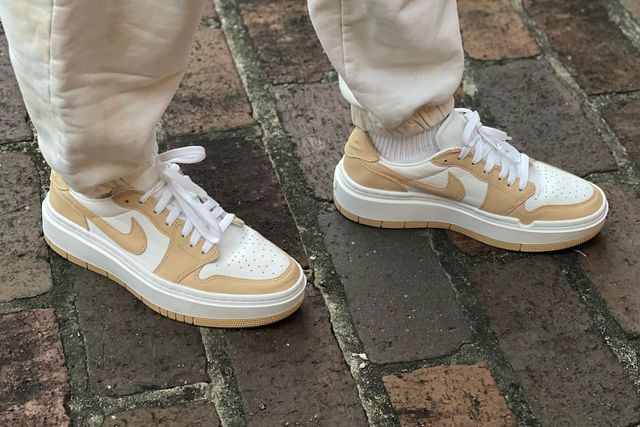 White and Wheat Arrive on the Air Jordan 1 Low Platform Women's ...