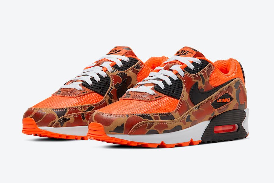 Official Look: Nike Air Max 90 ‘Orange Camo’ - Sneaker Freaker