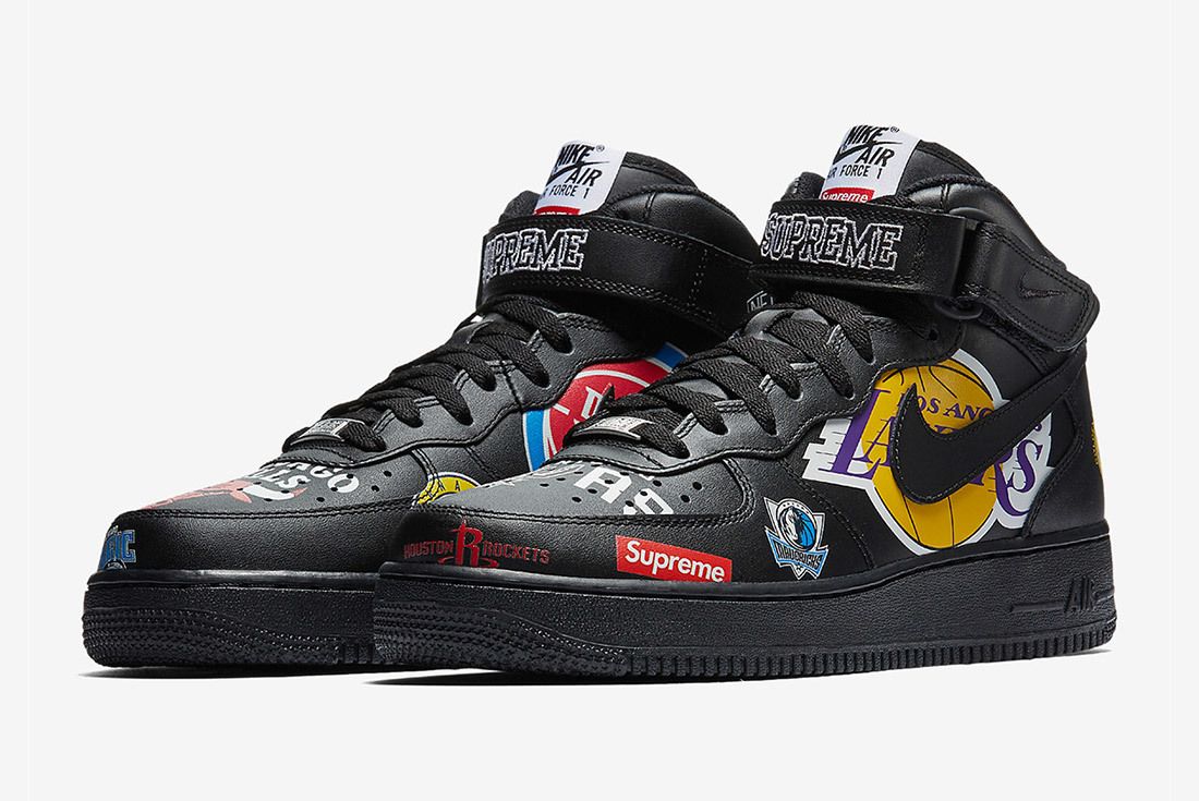 Af1 on sale collab supreme