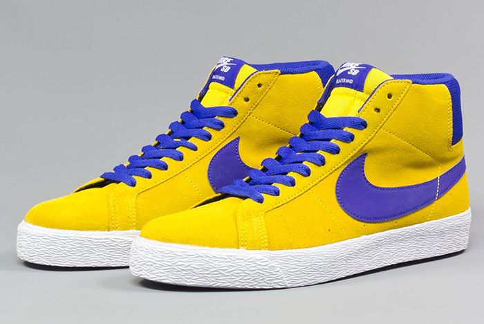 yellow nike sb shoes