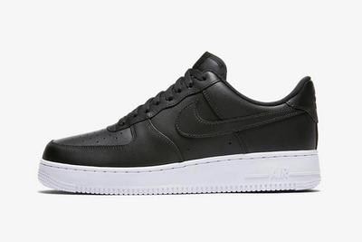 Nike Air Force 1 Low Black White Lateral
