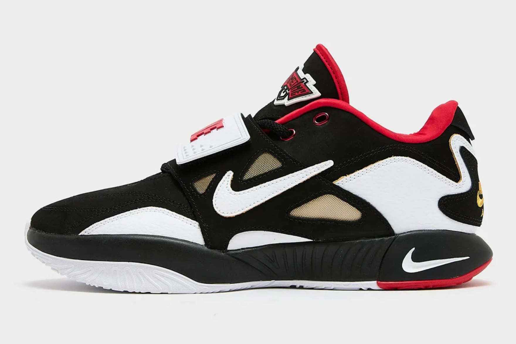 nike lebrone 21 prime 93 sneaker on white background