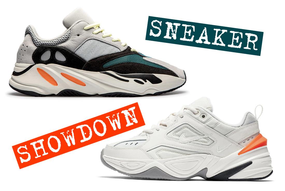 Sneaker Showdown Adidas Yeezy 700 Vs  Nike M2K Tekno