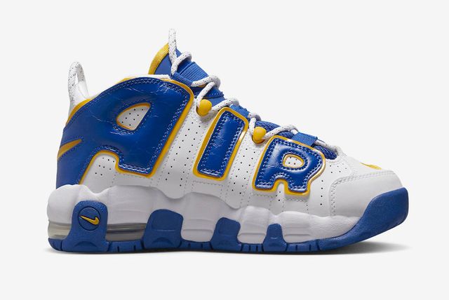 Nike Give the Air More Uptempo a GSW-Inspired Makeover - Sneaker Freaker