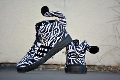 Adidas Originals Js Zebra Standing
