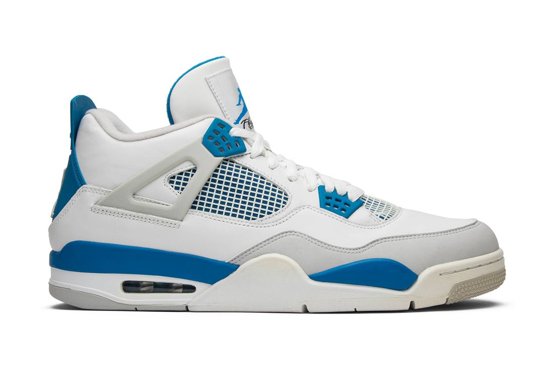 Air Jordan 4 Military Blue 4369 Lateral