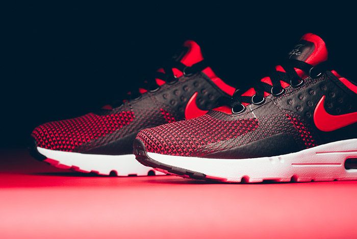 air max zero black and red