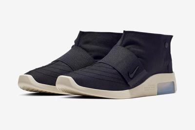 Nike Air Fear Of God Moccasin Official Black Release Date Pair