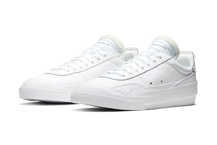 Nike Drop Type Lx Triple White Cn6916 100 Release Date Pair