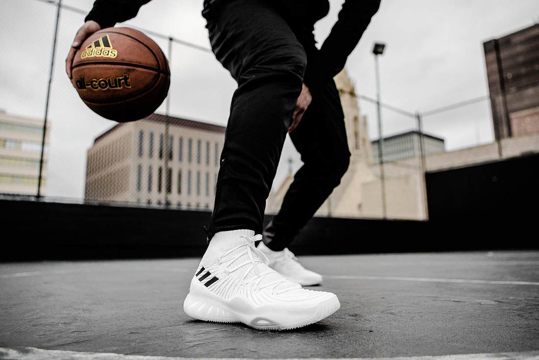 Adidas crazy explosive white primeknit hotsell