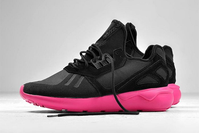 adidas tubular pink and black