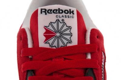Reebok Classic Nylon R13 Red Tongue Detail 1