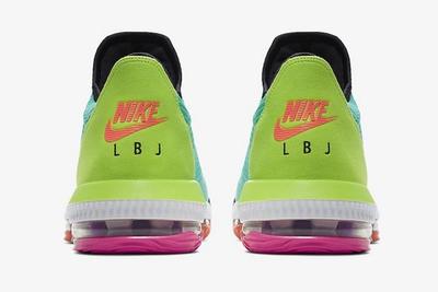 Nike Lebron 16 Hyper Jade Heels