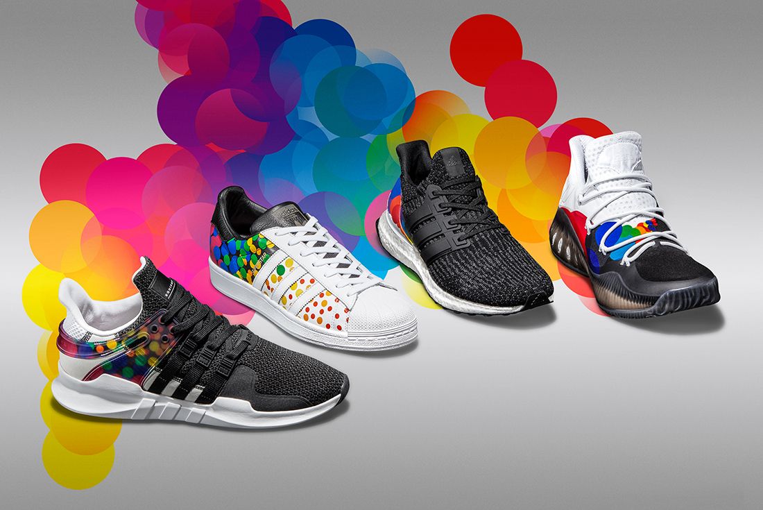 adidads pride pack heren roze