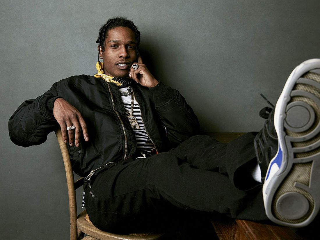 A$AP Rocky Spotted Rocking Year's Most Popular Sneaker Trend