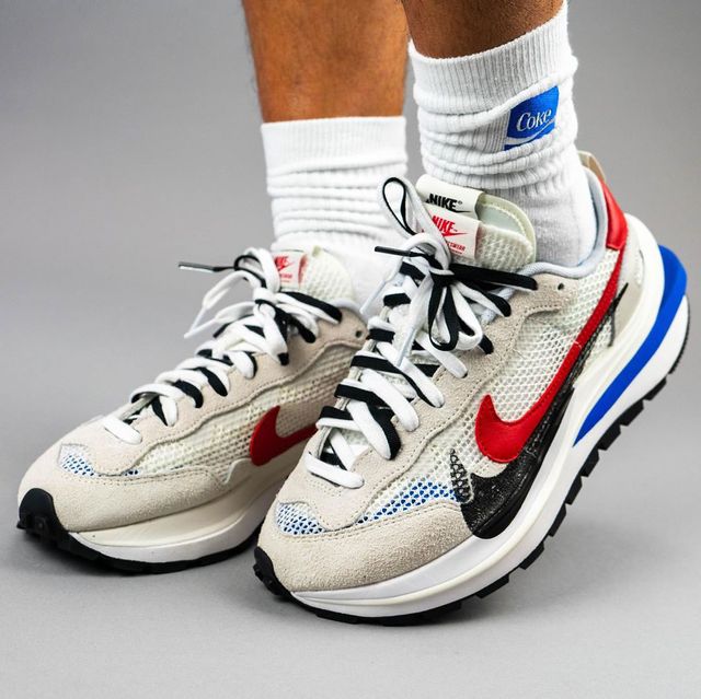 Fresh Pics: sacai x Nike VaporWaffle 'Sail/Game Royal' - Sneaker Freaker