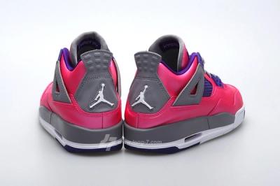 Air Jordan 4 Pink Foil Heel Profile