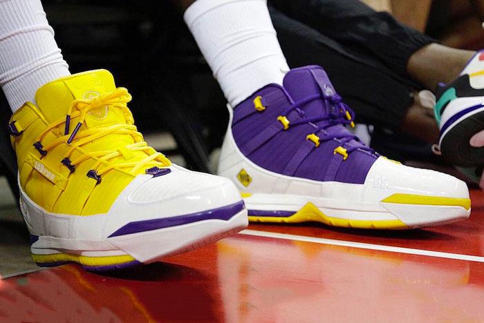 Nike Lebron 3 Lakers Toe