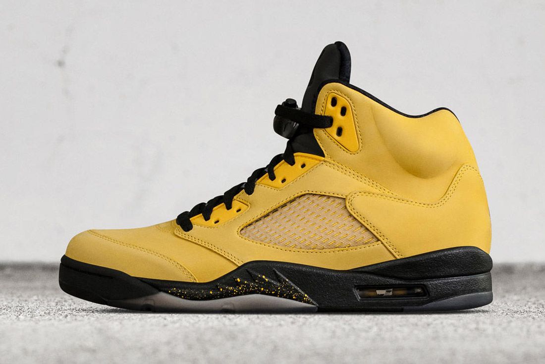 Air Jordan 5 Fab Five Yellow Black 1