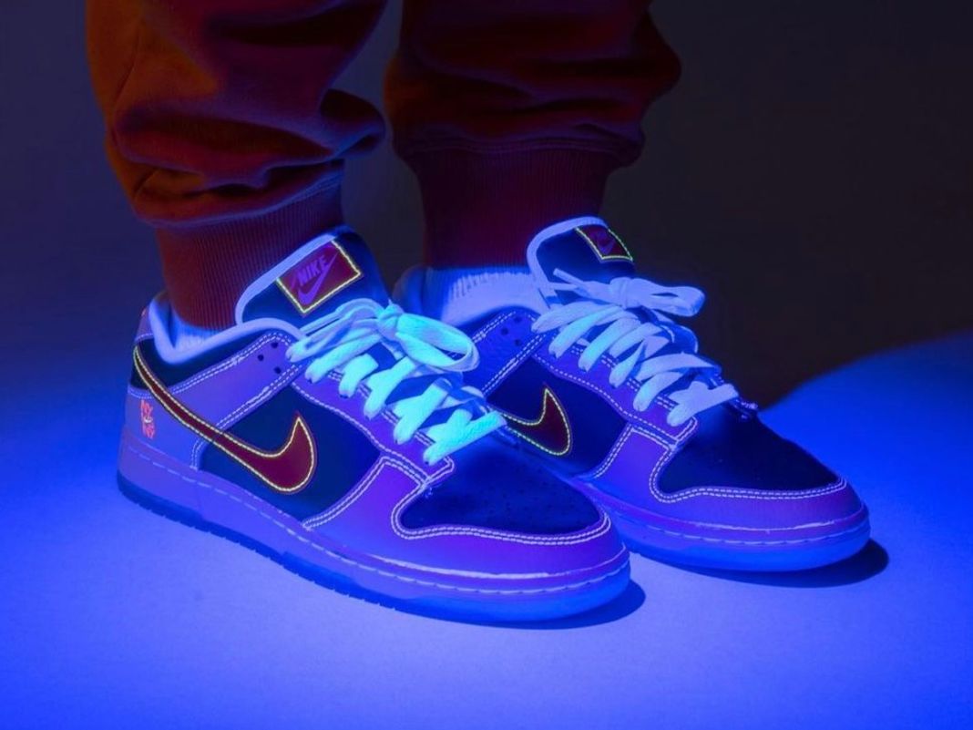 On-Feet Look Nike Dunk Low Glow In the Dark