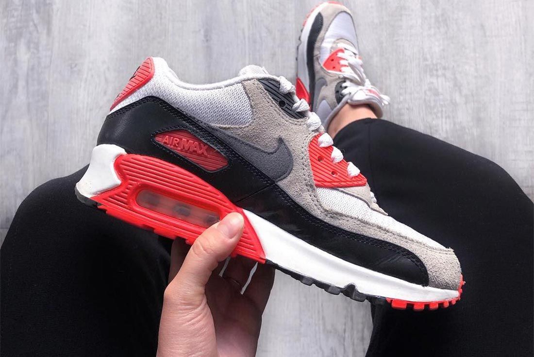 Smash in front of disguise Colourway Corral: Air Max 90 'Infrared' - Sneaker Freaker