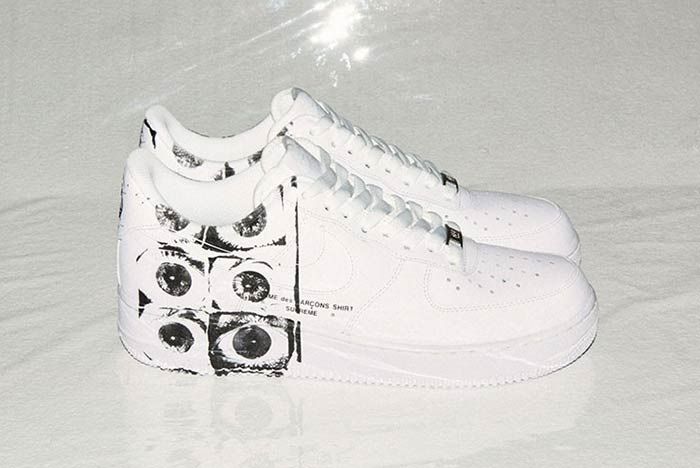 Supreme X Comme Des Garçons Shirt X Nike Air Force 1 - Sneaker Freaker
