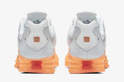 Nike Shox Tl Fuel Orange Heel