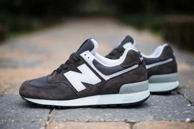 Nordstrom X Newbalance576 Brown Sideview