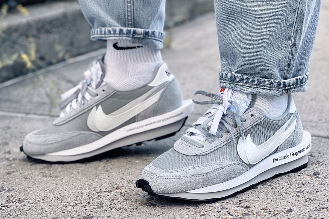 nike sacai fragment waffle grey