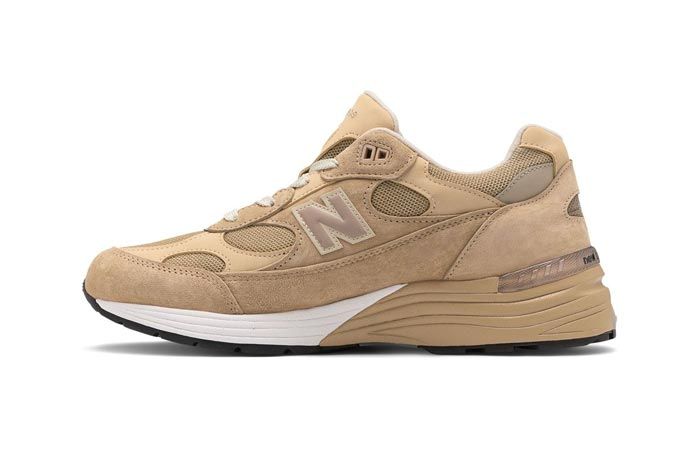New Balance Made In Usa 992 Tan White Medial