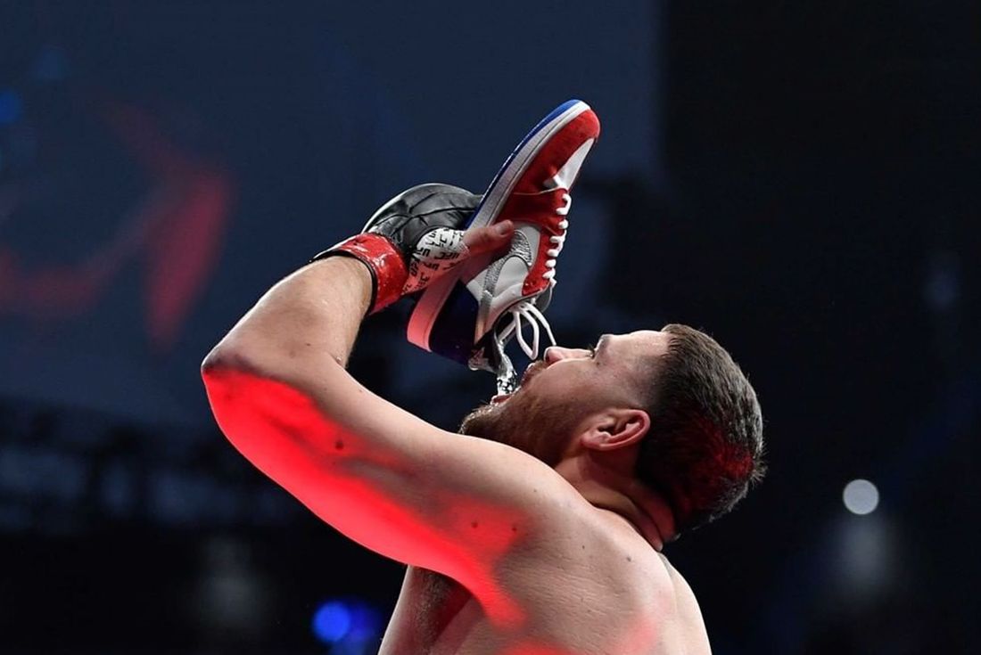 UFC Fighter Uses Custom Nelk Boys x Air Jordan 1 Lows for Post-Fight