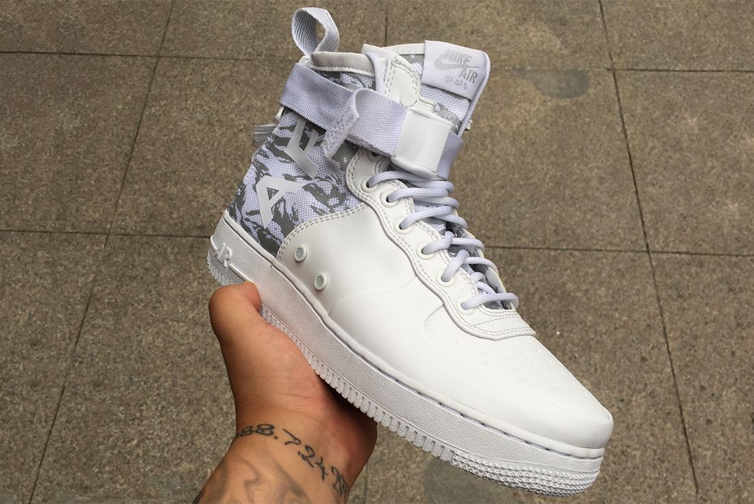 Ice Cold Nikes Sf Af 1 Appears In White Tiger Snow Camo6